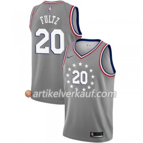 NBA Philadelphia 76ers Trikot Markelle Fultz 20 2018-19 Nike City Edition Grau Swingman - Herren
